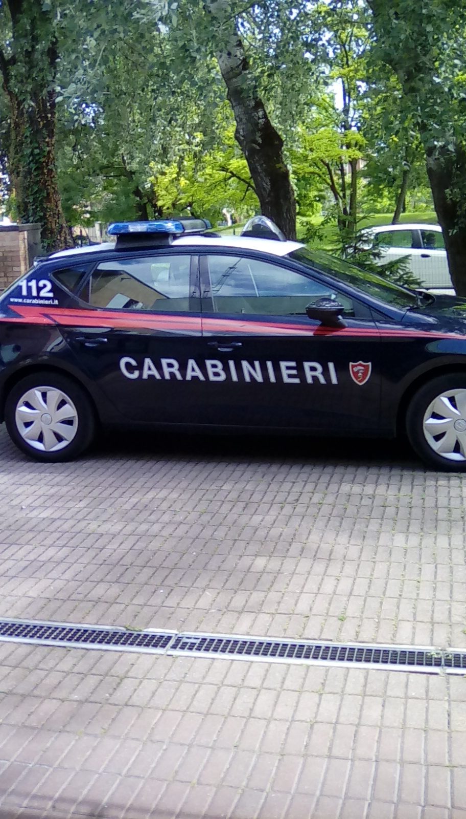 Un'immagine che ritrae applicazione della legge, fanale posteriore e luce freno per auto e sicurezza.